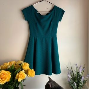 Dark green dress